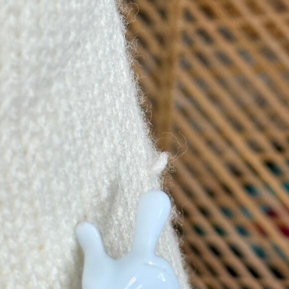 90s Y2k Off Shoulder Sweater Dress Himekaji Coquette Femme Dolly Vanilla Girl S - Picture 8 of 8